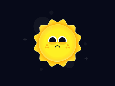 Tooting Stars 🌞💨✨ animated character cryptoart cute design fart fun gif gradient illustration mascot solar space stars sun
