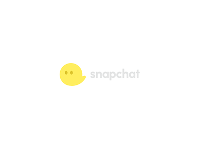 Snapchat branding concept cute design fun ghost icon illustrator logo rebrand snapchat