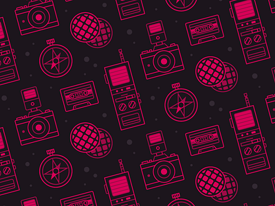 Stranger Things 80s camera compas eggos icon logos netflix pattern retro scifi stranger things tape