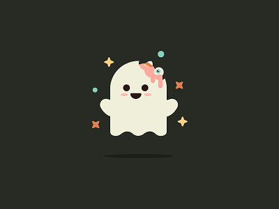 Have a Happy Halloween 👻 brain character cute cute logo eye ghost halloween icon illustration logo sparkle trick or treat