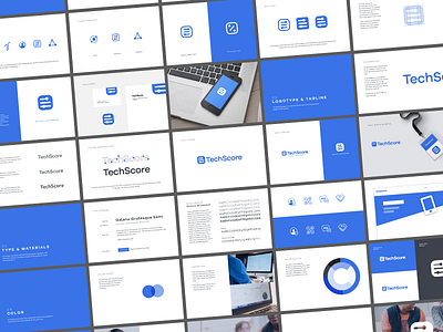 TechScore Brand Guide analytics brand identity branding colour guide guidelines icon layout logo score style guide tech