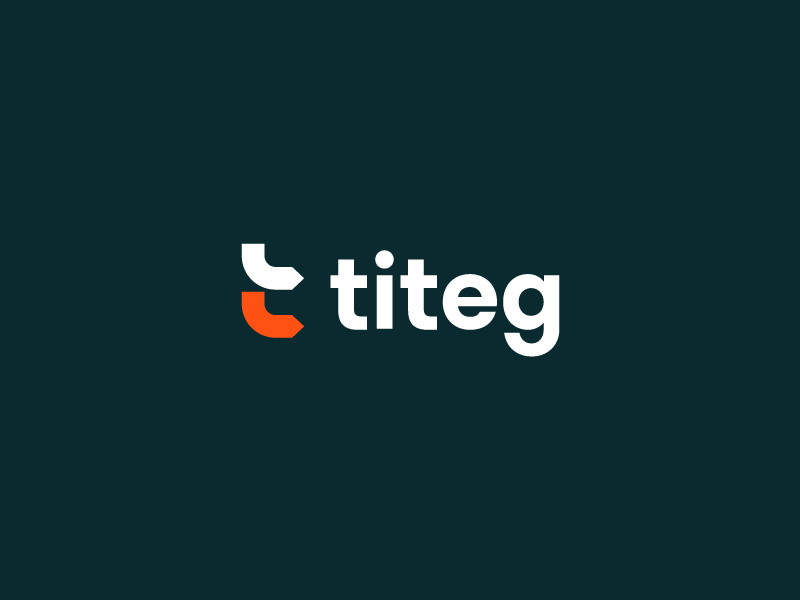 Titeg Branding titeg concept direction icon mark iconic b2b identity branding arrow logo t