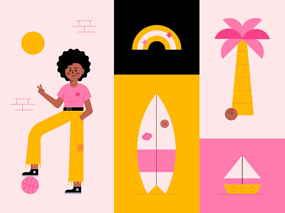 Summer 🏀 ️🌈 by Jordan Jenkins on Dribbble