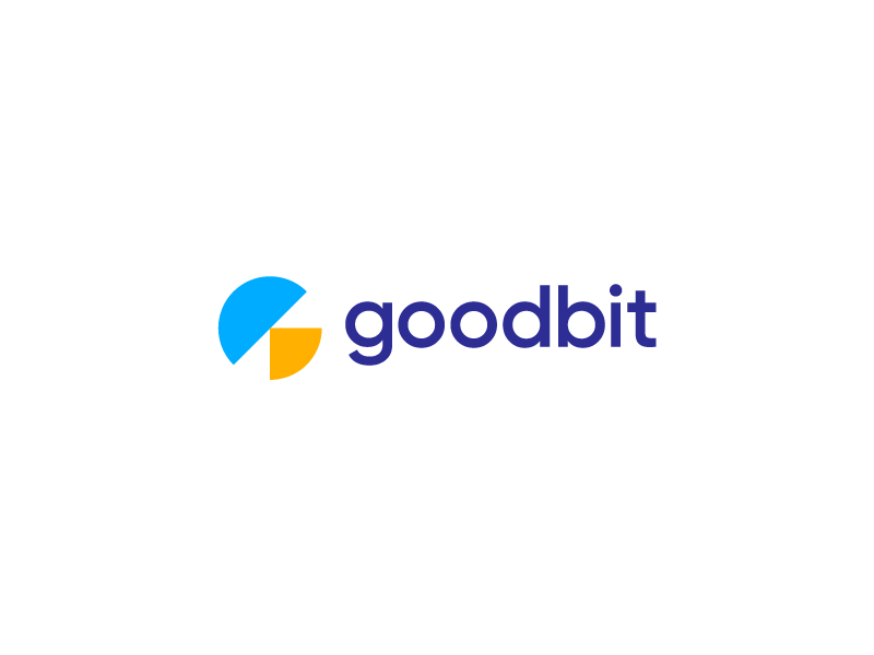 Goodbit Logo branding chart coin data g good graph identity letter logo shape