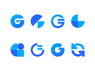 G Concepts arrow coi branding crypto cryptocurrencies data finance fun g letter gradient logo mark playful shape
