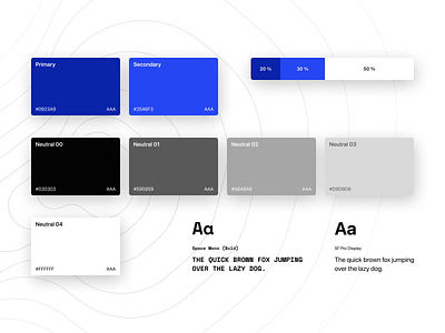 Sign Up Style Sheet app design enterprise typography ui visual