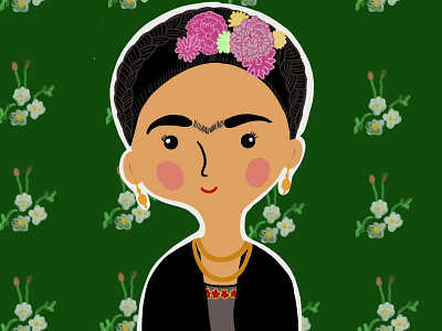 Frida Kahlo illustration