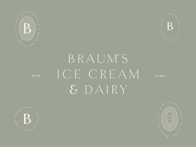 Braum's Identity Reimagined, Pt. 3 badge badge design brand brand identity branding dairy ice cream identity illustrator logo oklahoma restaurant type typography vector