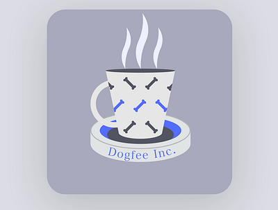 Dogfee Inc. - The Coffee Company for Dogs branding icon illustration logo logo design vector