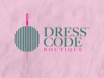 Logo design for DRESS CODE BOUTIQUE (Online Store) brand identity branding classic design flat icon identity illustration illustrator lettering letters logo minimal monogram photo type typography vector