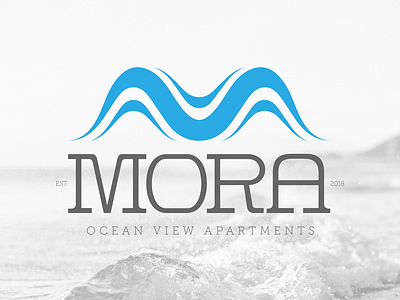 Logo design for MORA OCEAN View Apartments