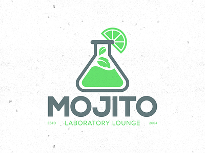 MOJITO Laboratory Lounge bar brand brand identity branding design flat icon identity illustration illustrator letters logo logodesigner mark marketing minimal monogram typography vector