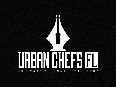 URBAN CHEFS FL brand brand identity branding classic clean design flat food icon identity illustration illustrator lettering logo logodesigner mark minimal typography vector