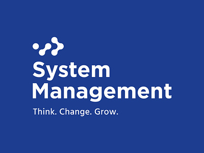 System Managament branding design logo