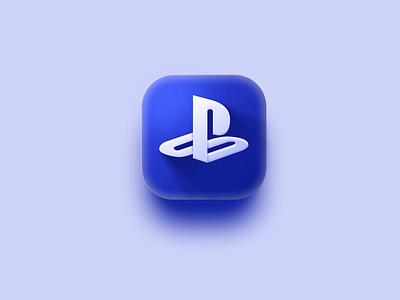 Daily UI #005 - PlayStation App Icon 3d app icon app app icon appicon branding clean dailyui design illustration logo playstation trend ui