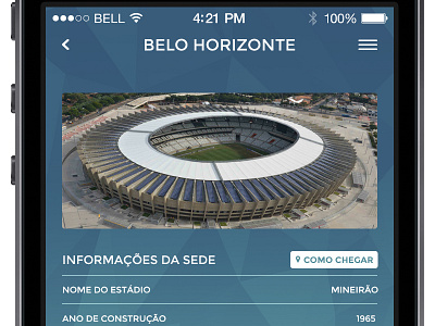 Another App Interface app brazil copa do mundo flat ios iphone list low lowpoly ui ux world cup