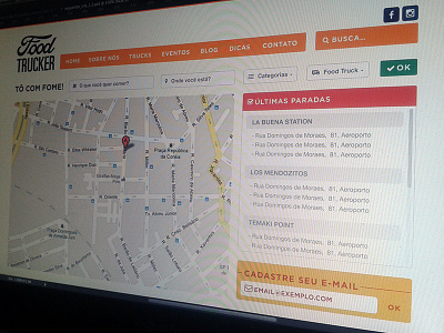 FoodTruck Project foodtruck geo interface map subscribe webapp