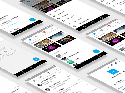 Teambition Android Design android app elements interface mobile sketch ui