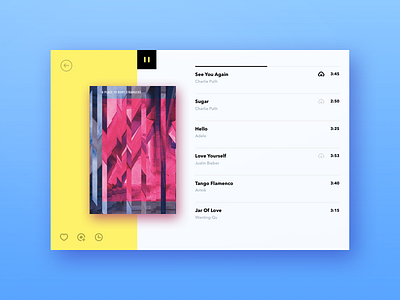 Album Player by Jacky-Lin on Dribbble