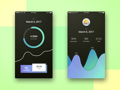 Interface interface ios minimal modern psd sketch sport