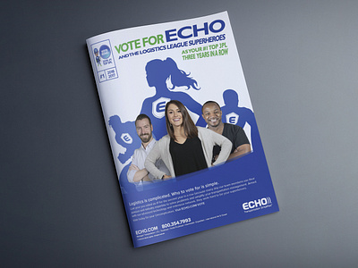 Echo Full Page Print Ad design echoux illustration print ad