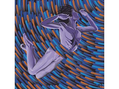 Nude 10 “Star Rider” adobeillustrator art artist colorful digitalart digitalillustration dream fantasy fineart fresco illustrator imac ipad mysterious nude posterspy vector wacom