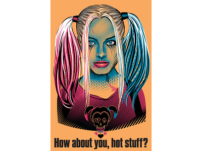 What about you, hot stuff? — Harley Quinn adobe adobeillustrator alternativeposter altposter artwork davidayer fresco harleyquinn illustration illustrator jaredleto margotrobbie margotrobbieofficial onlychildart posterart posterdesign suicidesquad vector wacom willsmith