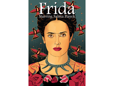 Frida art artwork digitalart fresco frida fridakahlo graphicart graphicdesign illustration julietaymor movieposter posterart posterartwork posterdesign posterlayout posterspy salmahayek vector