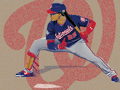 The Soto Shuffle amp art artwork digitalart espn fresco graphicart graphicdesign illustration juansoto nationals openingday posterart posterdesign posterlayout posterspy vector washingtonnationals