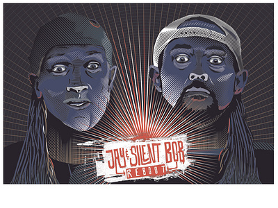 “Jay and Silent Bob Reboot” adobe draw adobe illustrator illustration movies poster design posters vector
