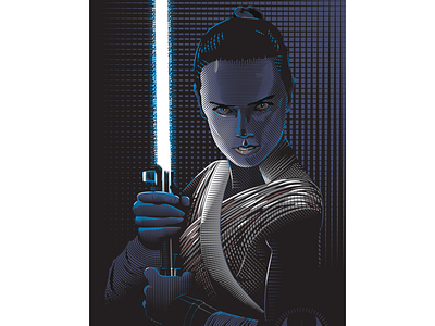 The Rise of Skywalker art artist digitalart digitalillustration digitalpainting illustration imac ipad jjabrams macipad markhamill posterdesign printdesign rey skywalker starwars theriseofskywalker vector wacomtablet