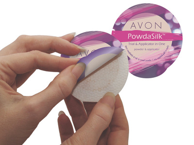 Avon Powdasilk Sampler cosmetics model photograhy