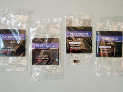 Neutrogena Men Moisturizer prototype mockups branding concept cosmetics mockup packaging design promotional products
