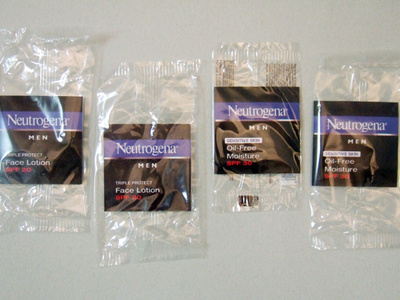 Neutrogena Men Moisturizer prototype mockups