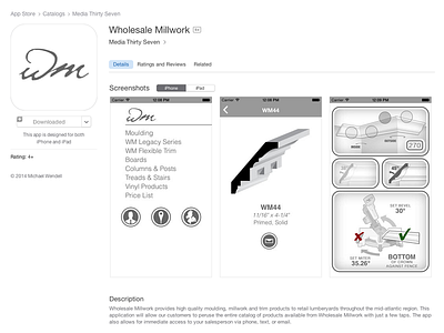 WM Profile App iTunes Store