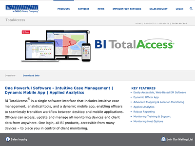 Bi TotalAccess App and Web UI Design app icons pack logo webapp website design