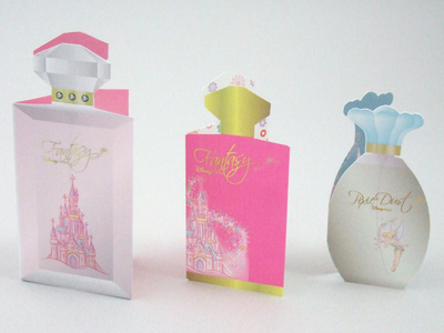 Printed Presentation—Disney Fragrance Samplers Mockup Prototype