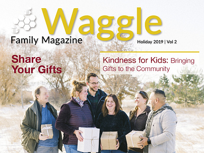 Print and digital Waggle Family Magazine—Holiday 2019—32 pages