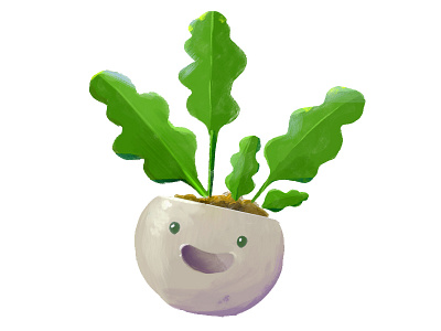 Sunshine YEY! character doodle fun icon paint plant smile veggie