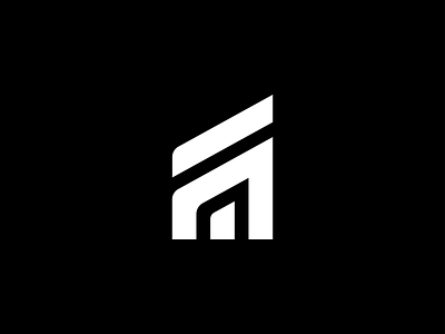 Abstract M // Letter Logo abstract bold brand branding icon letter m lettermark logo mark monogram simple symbol