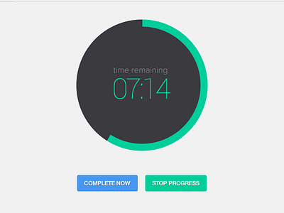 ToDo Progress Timer blue bright clock dashboard flat green hurry manage orange progress system tasks timer todo ui