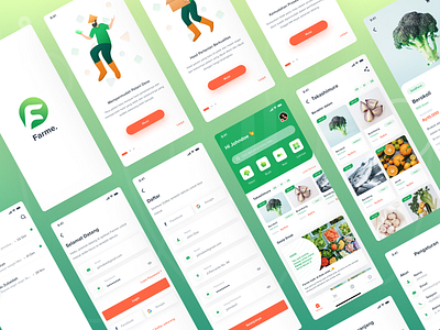Farme App. add to cart aplication app design apps cart clean design design ecommerce farmer fruit full page groceries interface ios platform store ui ux user experience user inteface vegetable