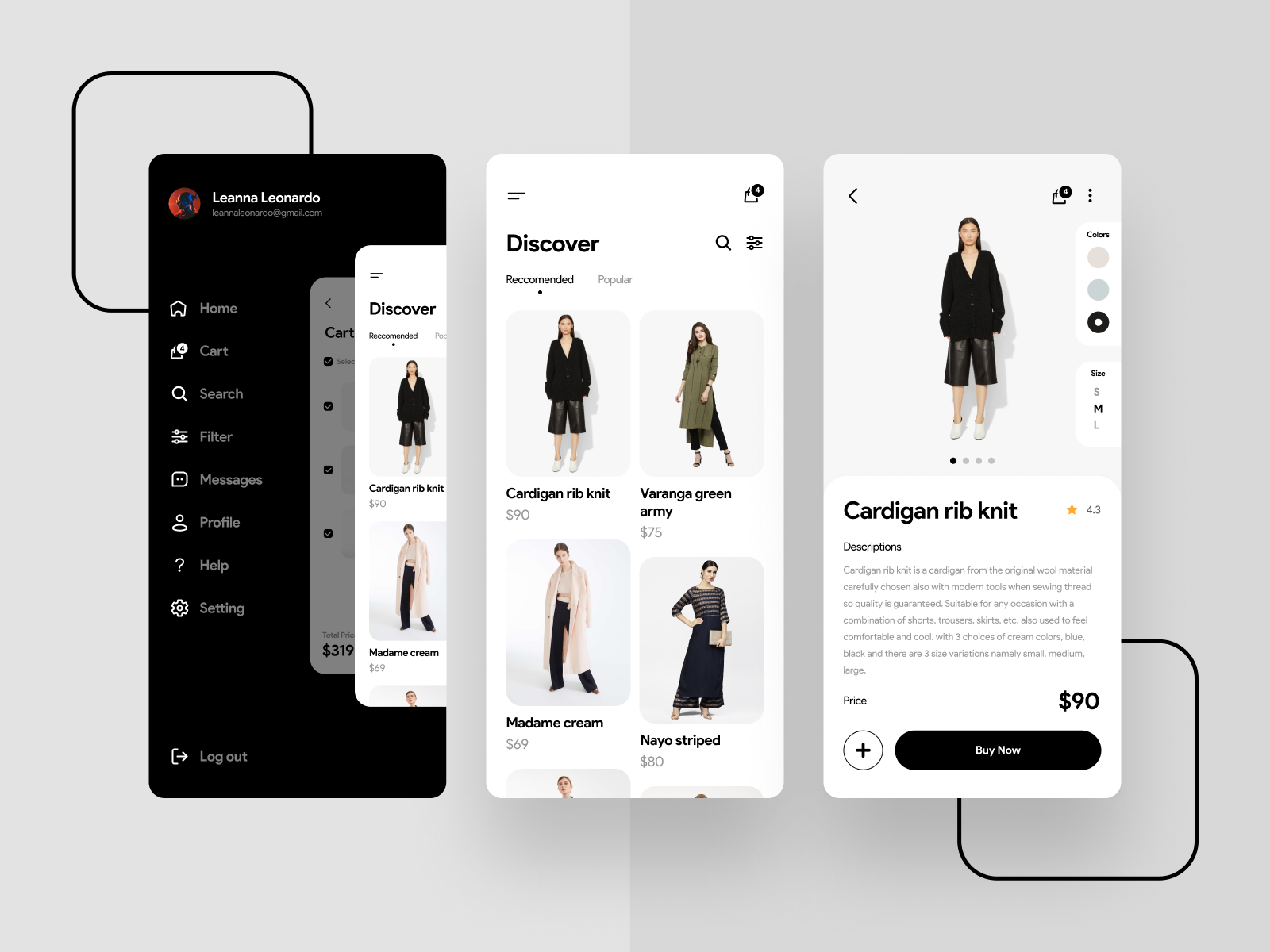 Fashion App by Didi Kurniawan on Dribbble