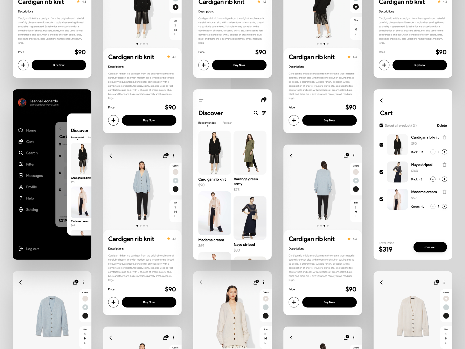 Fashion App by Didi Kurniawan on Dribbble