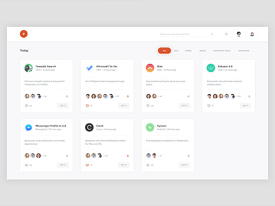 Product Hunt Redesign Concept