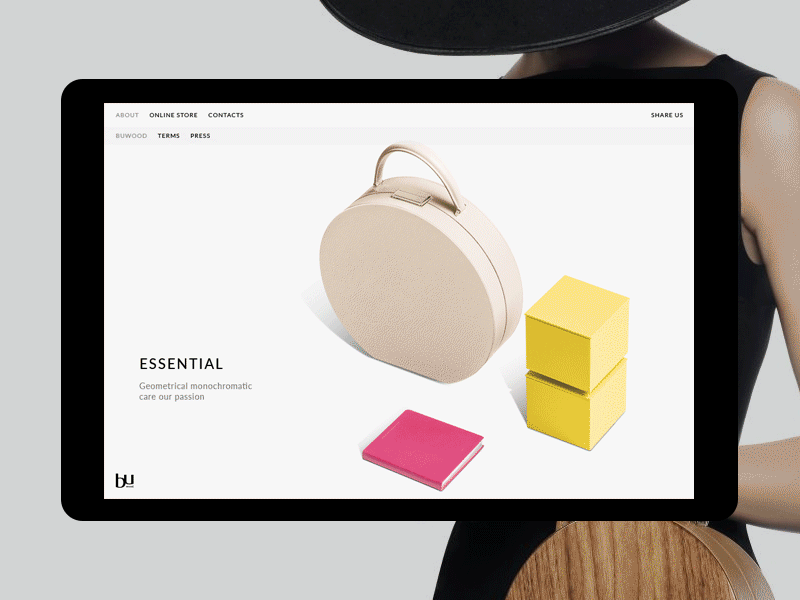 BUwood about bags e commerce fashion luxury minimalism