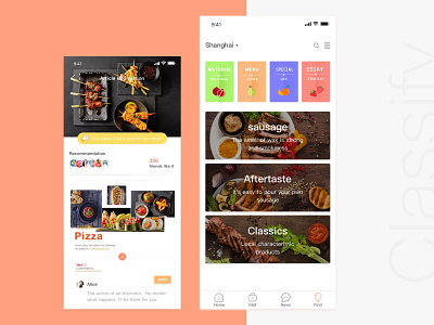 Looking for your favorite food app ui 设计