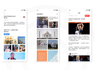 Chinese version of the information... app ui ui 设计