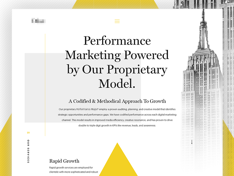 Agency Homepage clean design homepage website webdesign ux ui uiux web design