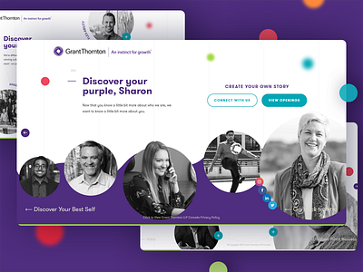 Grant Thornton Careers Site careers clean ui ux webdesign website